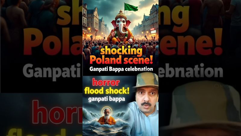 Ganpati Bappa Bhakti Shakti | Ganpati Celebration Poland Video | Bhagwan Bhakti Shakti Pani Darshan