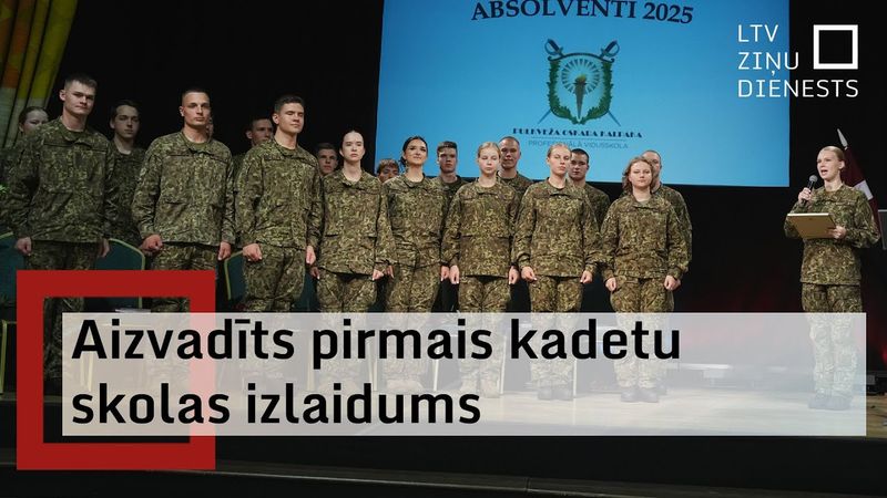 19 jaunieši absolvē Oskara Kalpaka profesionālo vidusskolu