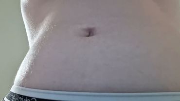 Stomach growling on command [Water filled stomach] UNDERNEATH BELLY ANGLE