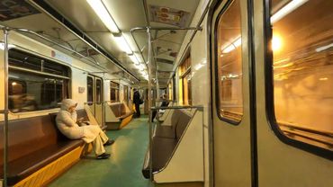 В вагоне 81-714.5 (0897) по Перегону Ольховая-Коммунарка