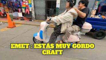 EMET Y CRAFT EN UNA MOTO (EMET AL VOLANTE 💀)