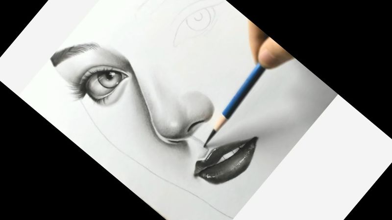 How to draw lips for beginners - How to draw a mouth