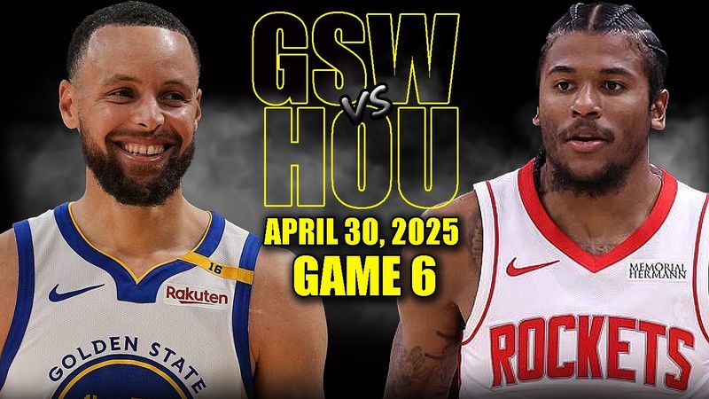 Golden State Warriors vs Houston Rockets Full Game 6 Highlights - May 2, 2025 | NBA Playoffs