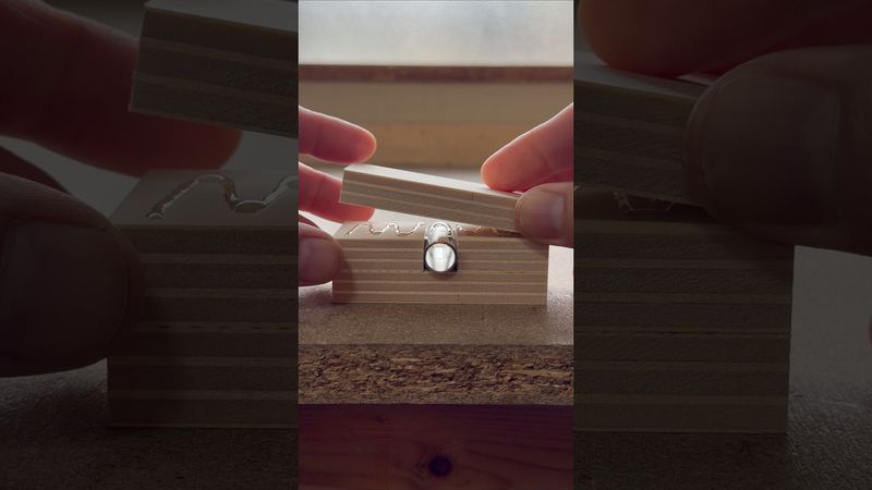 This Dowel Jig Is Cheating #shorts #woodworking #diy