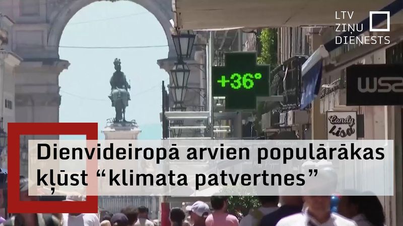 Kā risinājumu karstuma viļņiem Eiropā piedāvā izveidot "klimata patvertnes"