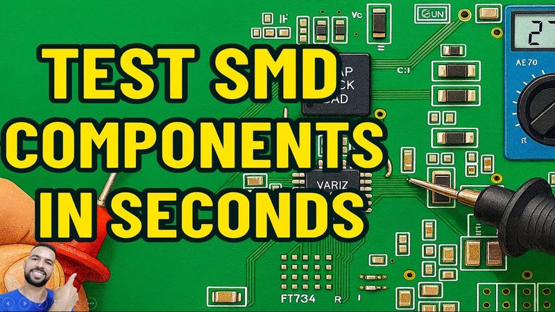 Electronic Components: Master SMD Testing with Multimeter, From Capacitor to IC | Electronics Repair