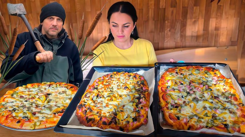 Жизнь на лесной усадьбе. Пруд теперь станет оазисом. Деревенская пицца всем итальянцам назло