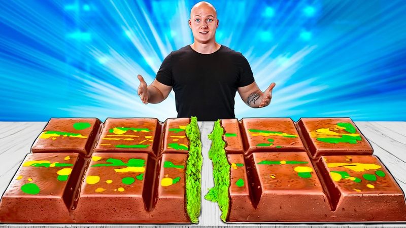 Я СДЕЛАЛ ГИГАНТСКУЮ ДУБАЙСКУЮ ШОКОЛАДКУ  ВЕСОМ 110 КИЛОГРАММ