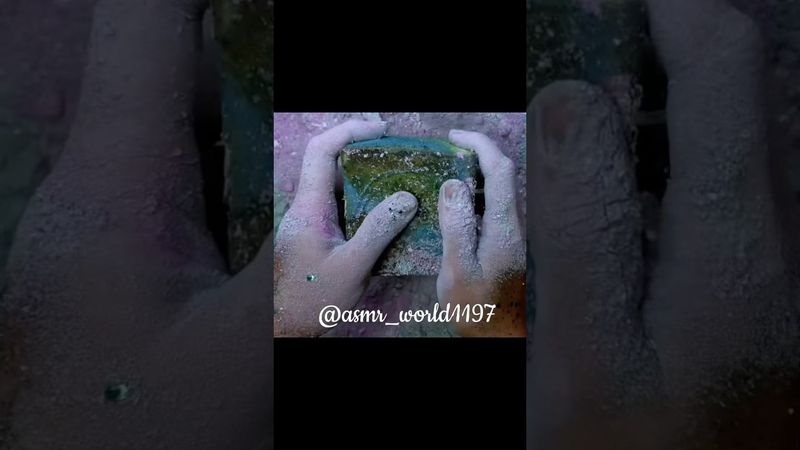 Crumbly Soft #relax #satisfying #soap #oddlysatisfying #slime #viralvideo #gymchalkasmr