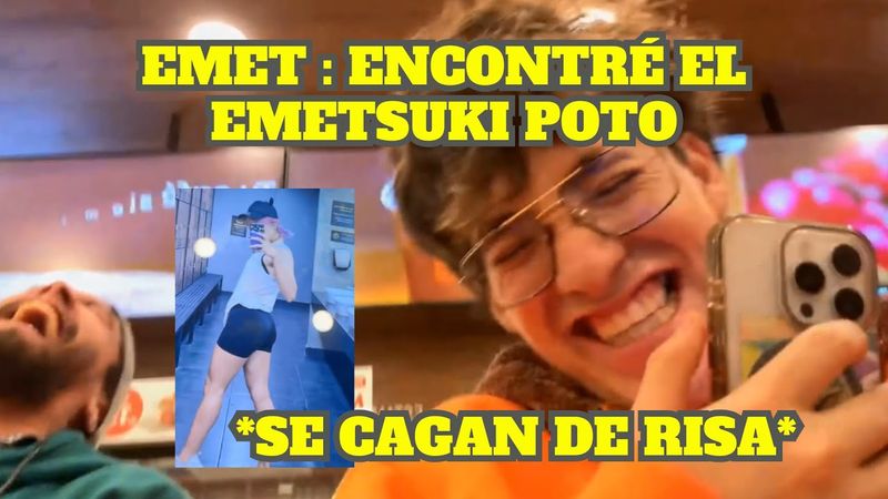 EMETSUKI MUESTRA UNA FOTO DEL "POTO DE EMETSUKI" Y TODOS SE KGAN DE RISA