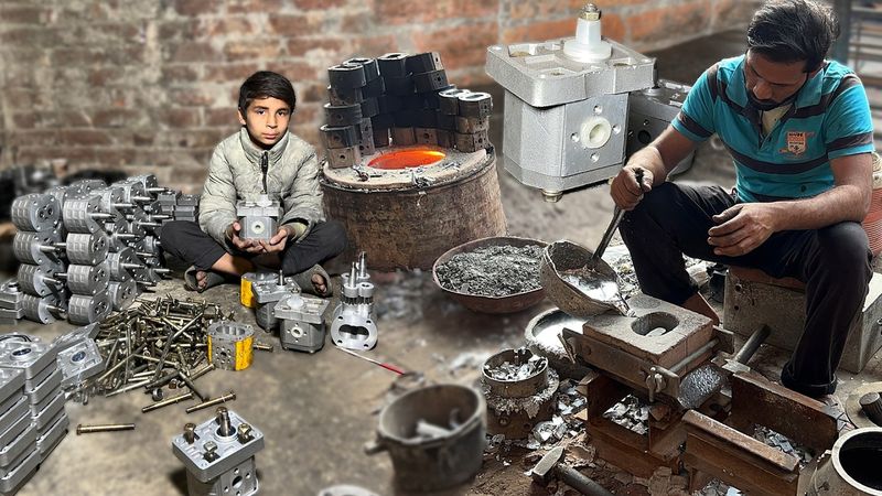 Amazing MANUFACTURING Process Of A HYDRAULIC Pump For Belarus 480 TRACTOR | Belarus Pump PRODUCTION