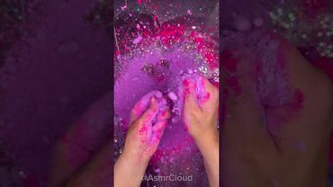 Purple gym chalk reform with pink pigment 💜💞