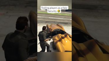 Trolling players as a fake Security 🤣 #gta5 #gtaviral #gtaonline #gta5online #gta #shorts