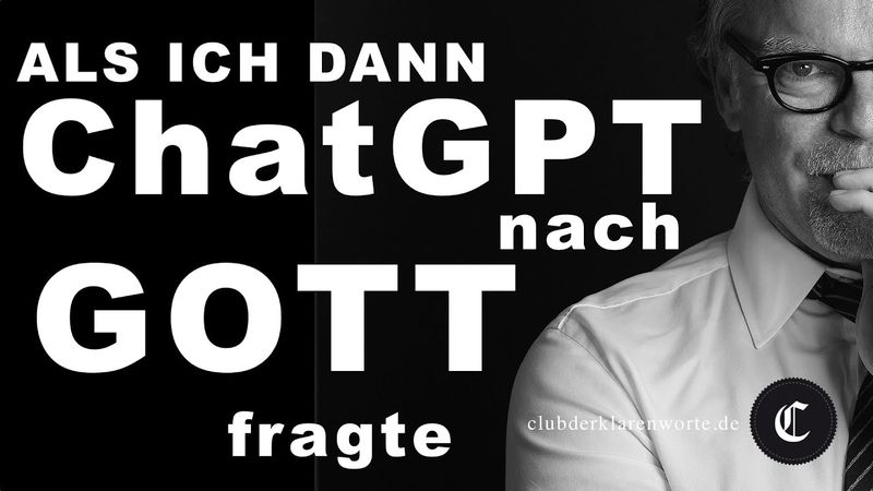 🔥ChatGPT: "Wenn ich GOTT wäre..." Antwort auf meine Frage an die KI. Essay von Langemann