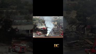 Gas station explosion in Rome injures dozens of people