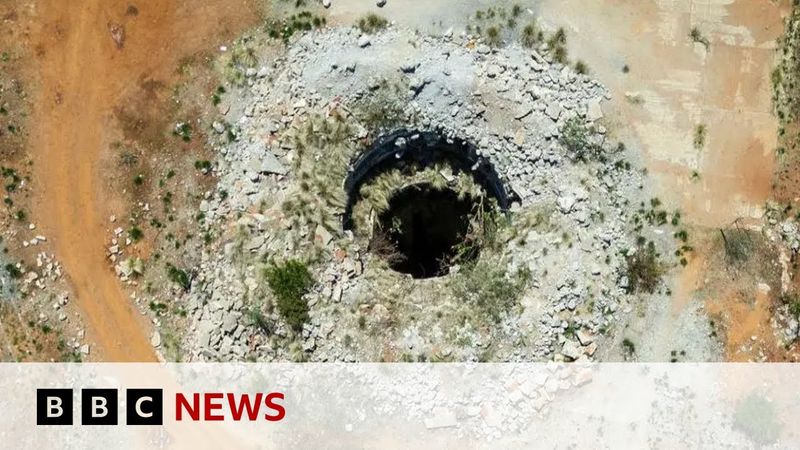 Child exploitation uncovered in illegal mines in South Africa | BBC News