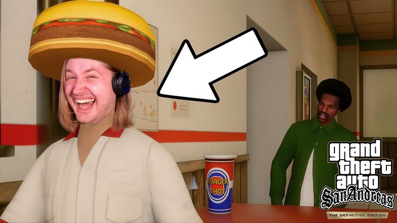🍔 Бургероголовый Управляет Мной - Grand Theft Auto: San Andreas Definitive Edition #4 | ТипоТоп