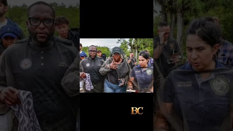 Democratic lawmakers denied entry to Alligator Alcatraz immigration detention site