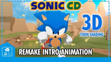 SONIC CD - REMAKE INTRO ANIMATION 3D (TOON SHADING)