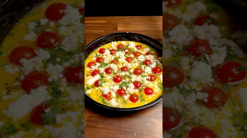 Tortilla Pizza Recipe! Easy Breakfast #shorts #asmr
