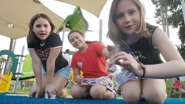 гимнастика челлендж с милой и евой 🤸💃❤️💚💙