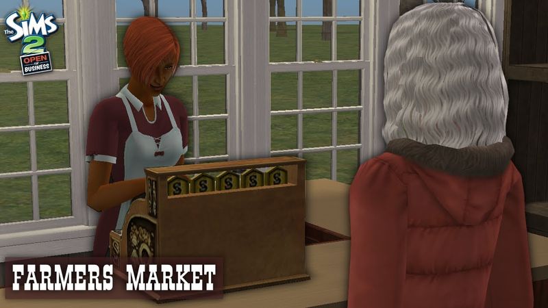 Run Your Own FARMERS MARKET in The Sims 2!