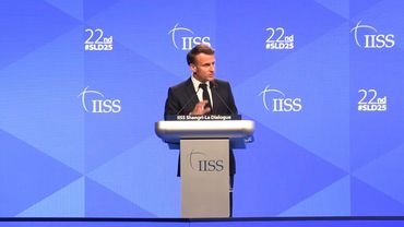 Macron condemns 'revisionist countries' seeking to impose 'spheres of coercion' | AFP