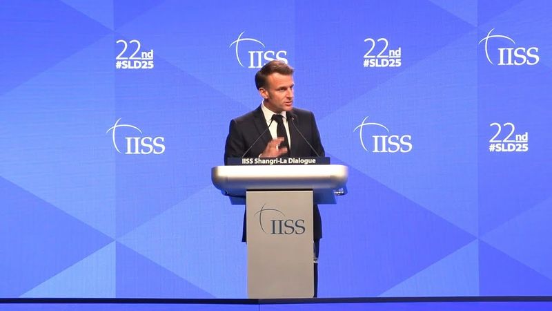 Macron condemns 'revisionist countries' seeking to impose 'spheres of coercion' | AFP