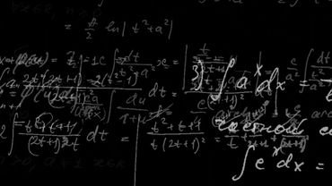 Футаж с математическими формулами, фон.