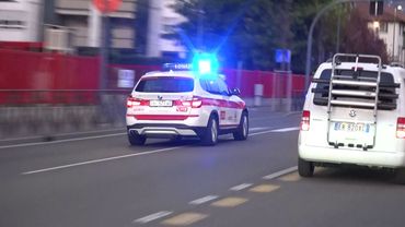 Automedica Croce Rossa Bolzano in sirena