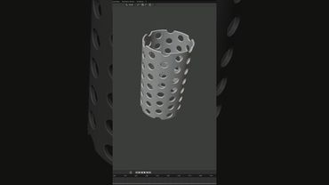 Blender как сделать цилиндр с отверстиями #blender