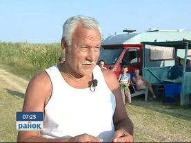 Україна вражає: розовое озеро на Херсонщине