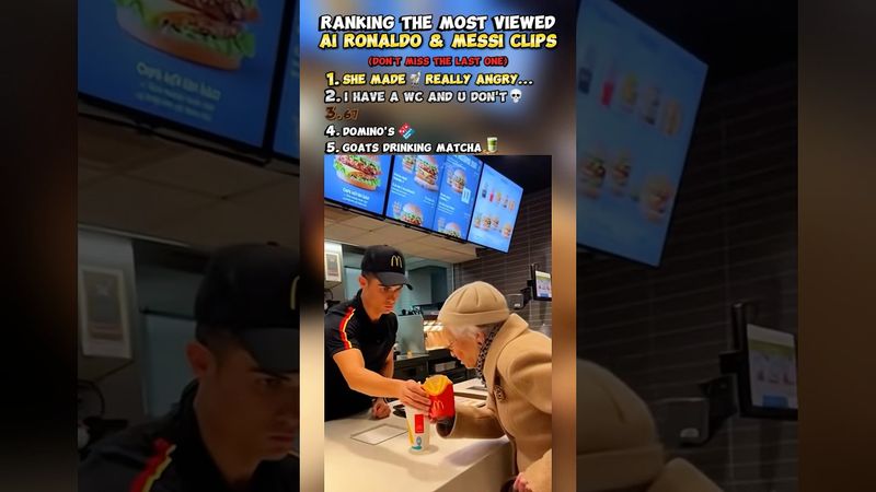 RANKING THE MOST VIEWED AI RONALDO & MESSI CLIPS