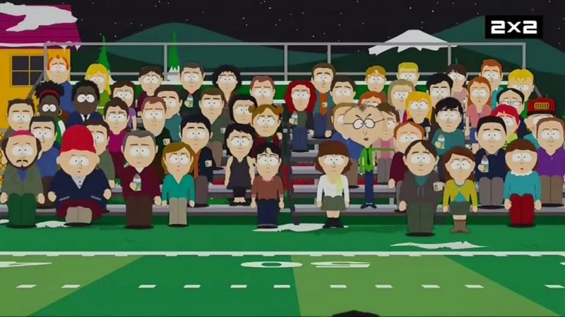 Цензура в Южном Парке в серии Сарказмобол на 2x2 [2х2, 27.02.2024]