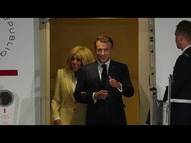 French president Emmanuel Macron welcomed in Monaco for historic state visit