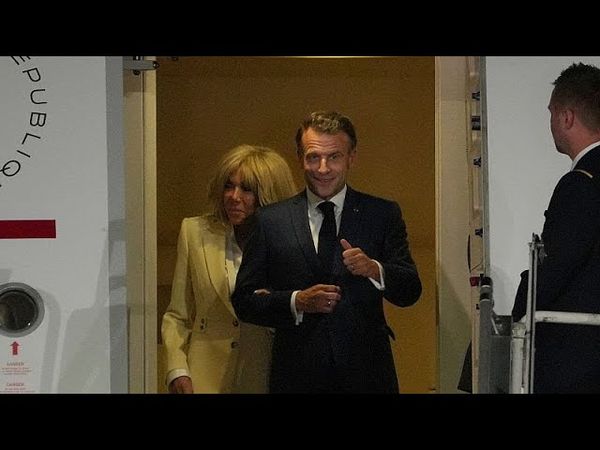 French president Emmanuel Macron welcomed in Monaco for historic state visit