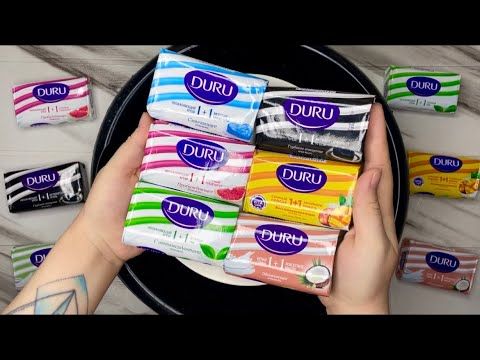 Мыление мыла🧼DURU 1+1 mixes🫧🧽#soap