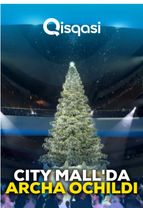 Tashkent City Mall’da Yangi yil archasi tantanali ravishda yoqildi Ke...