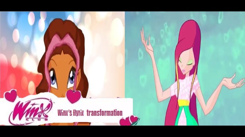 Winx Club | Winx's flyrix transformation (with Roxy)