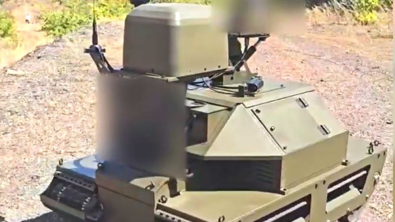 Robô "Courier" da Rússia. Desminagem com laser Ignis