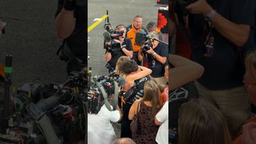 World Champion Lando Reunited With Magui In Parc Ferme 🧡