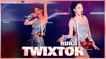 TWIXTOR CLIPS 4K BABYMONSTER RUKA solo stage 'Woke Up In Tokyo'｜1st WORLD TOUR IN SEOUL