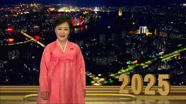 Наступление нового года и окончание вещания канала KCTV (КНДР). 31.12.2024