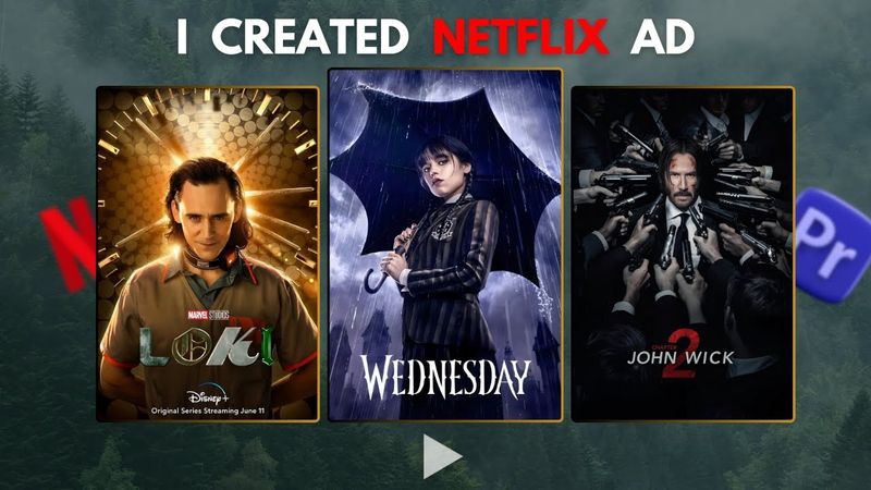 Netflix Ad Editing Tutorial | Trending Reels Editing in Premiere Pro 2025