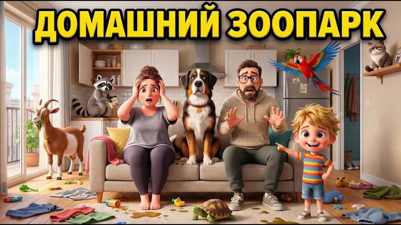 У нас не квартира, а НОЕВ КОВЧЕГ 😂 | Жизненная песня