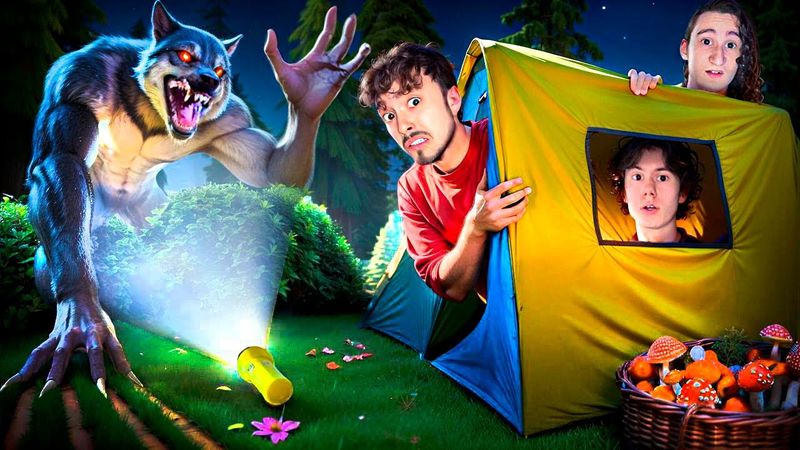 МЫ ПРОЖИЛИ 100 ДНЕЙ В СТРАШКОМ ЛЕСУ МАЙНКРАФТ!