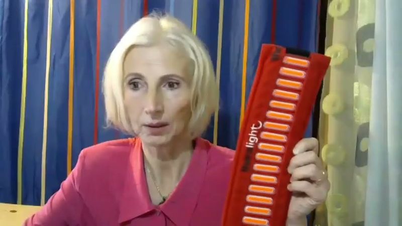 Терапия красным светом восстанавливает здоровье. Применение прибора .Разработчик  Сухонос С.И