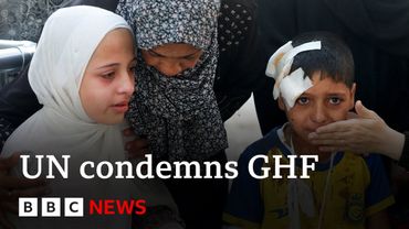 UN condemns Gaza aid 'death trap' as dozens reported killed by Israeli fire | BBC News