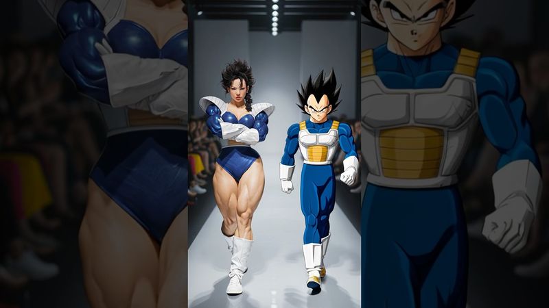 Dragon Ball Z:  Female Version #dragonballz #dragonball #dbz #pixverseai #pixverse #ai