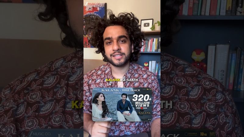 Not just a song—a storm of emotions. Unravel #Kalank on #TheMusicStory. 🎶 #Shorts